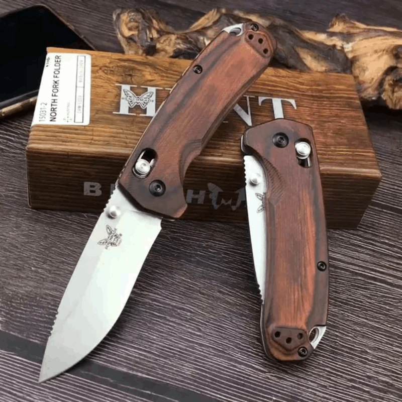 Benchmade BM 15031 Hunt Wood Handles