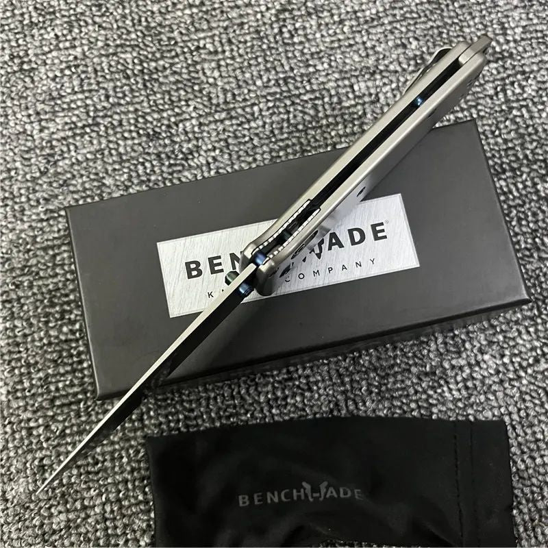 Benchmade BM537 Tanto Pocket Folding Knife For Camping Hunting