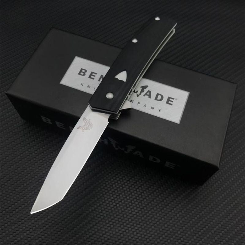 Benchmade BM601/601 Folding Knife For Camping Hunting Black