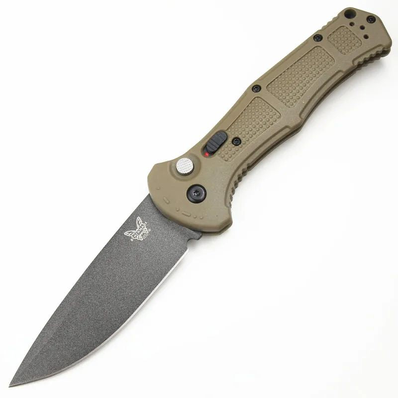 Benchmade Claymore 9070BK Folding Knife For Camping Hunting Black