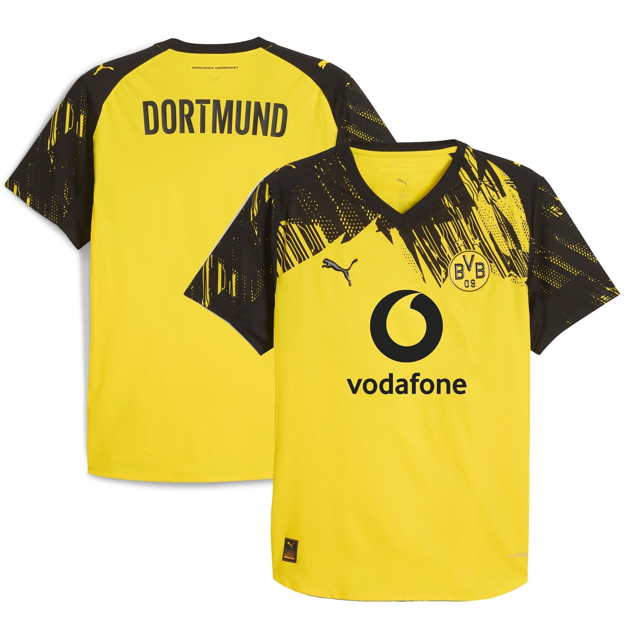 Borussia Dortmund Puma 2025/26 Customized Jersey - Yellow