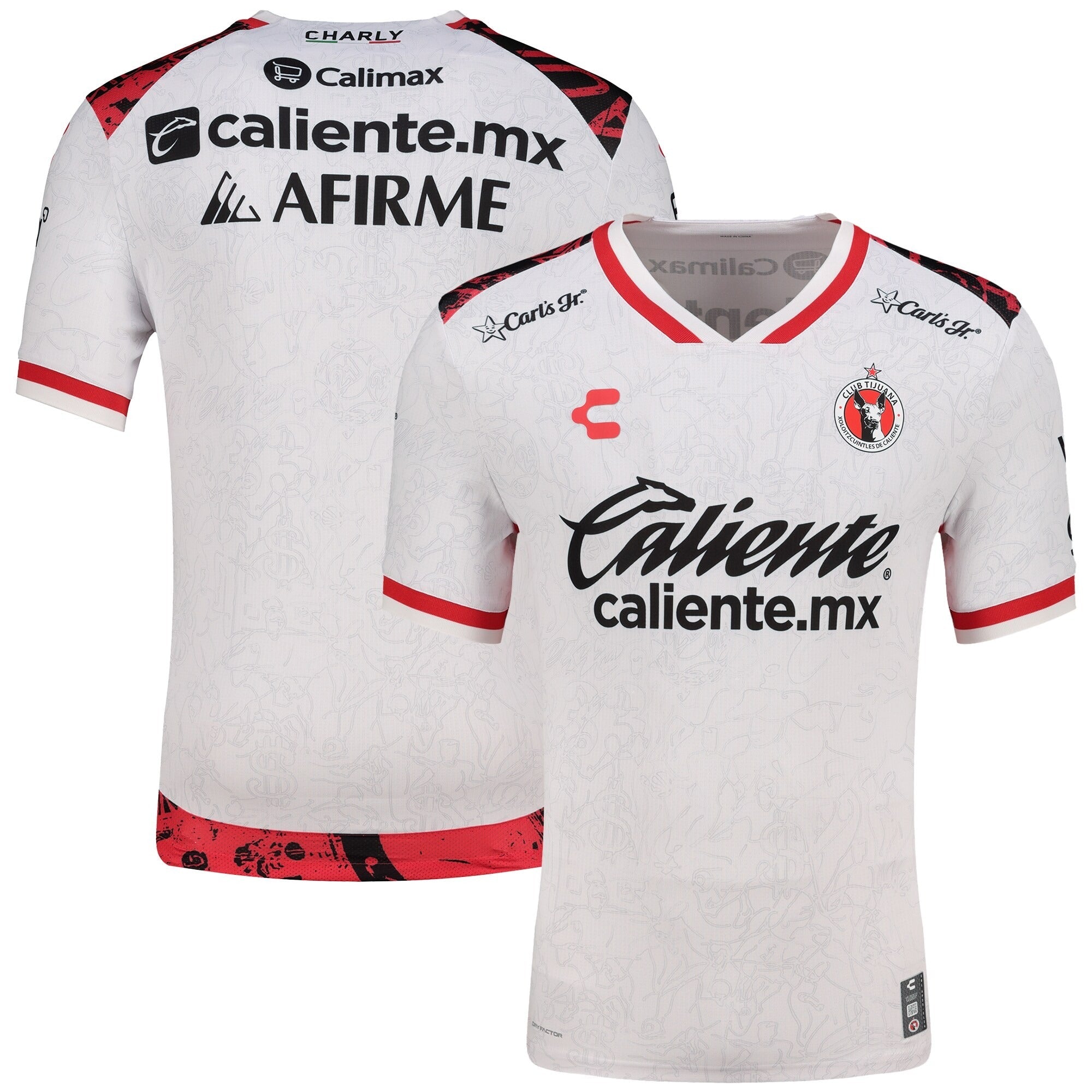 Club Tijuana Charly 2025/26 Away Authentic Jersey - White