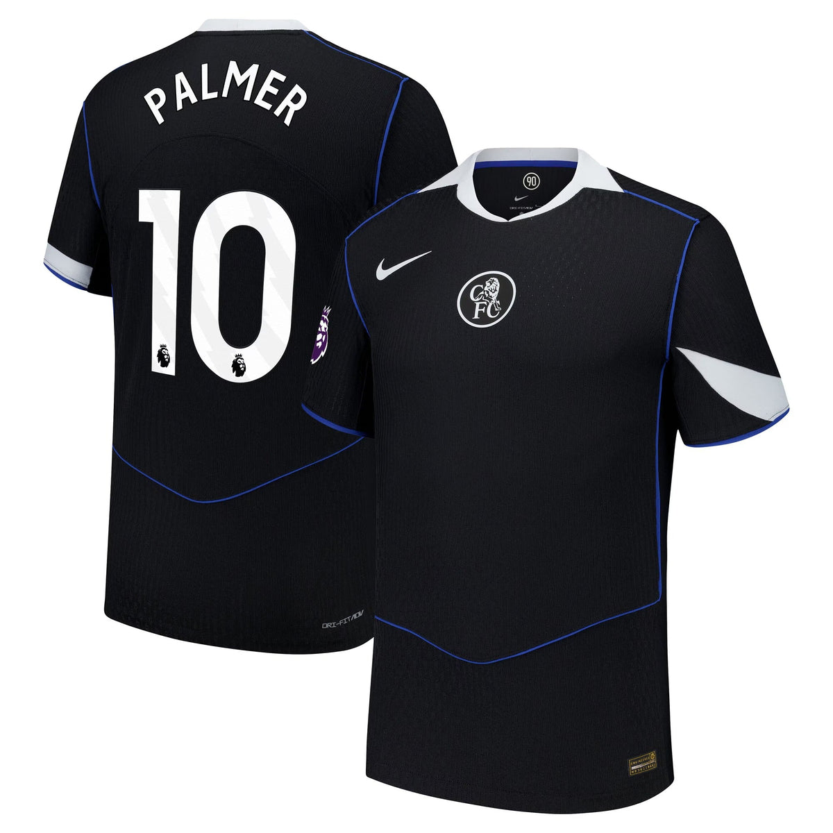 Cole Palmer Chelsea Nike 2025/26 Third Player Jersey - Black