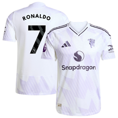 Cristiano Ronaldo Manchester United adidas 2025/26 Away Player Jersey - White