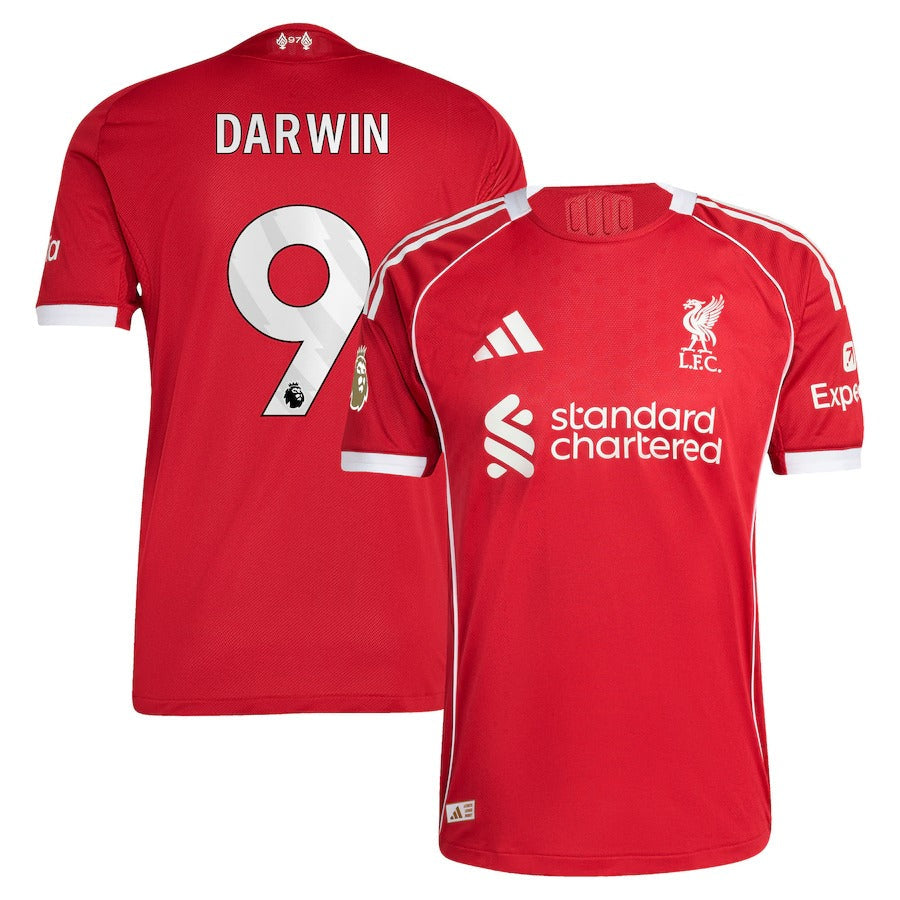 Darwin Núñez Liverpool 2025/26 Home Jersey - Red
