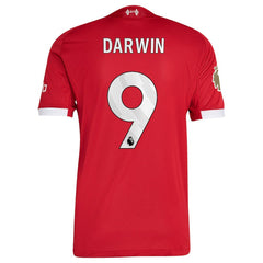 Darwin Núñez Liverpool 2025/26 Home Jersey - Red