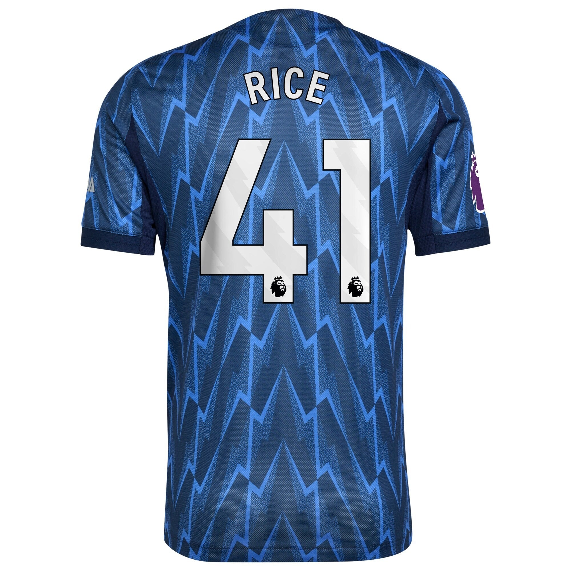 Declan Rice Arsenal adidas 2025/26 Away Player Jersey - Blue