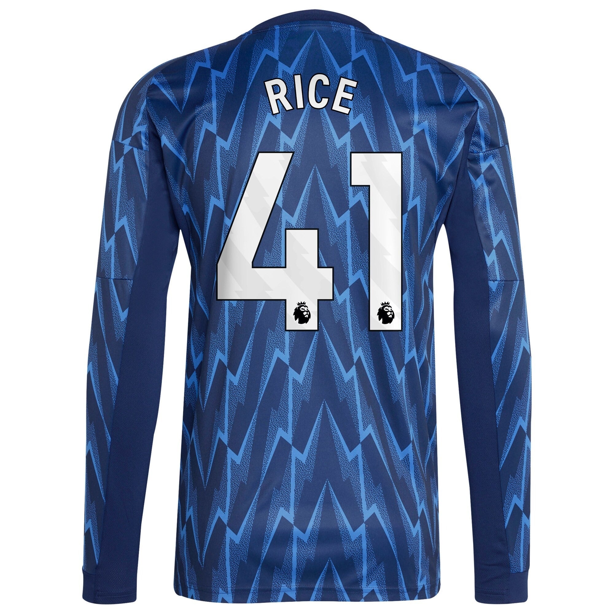 Declan Rice Arsenal adidas 2025/26 Away Long Sleeve Player Jersey - Blue