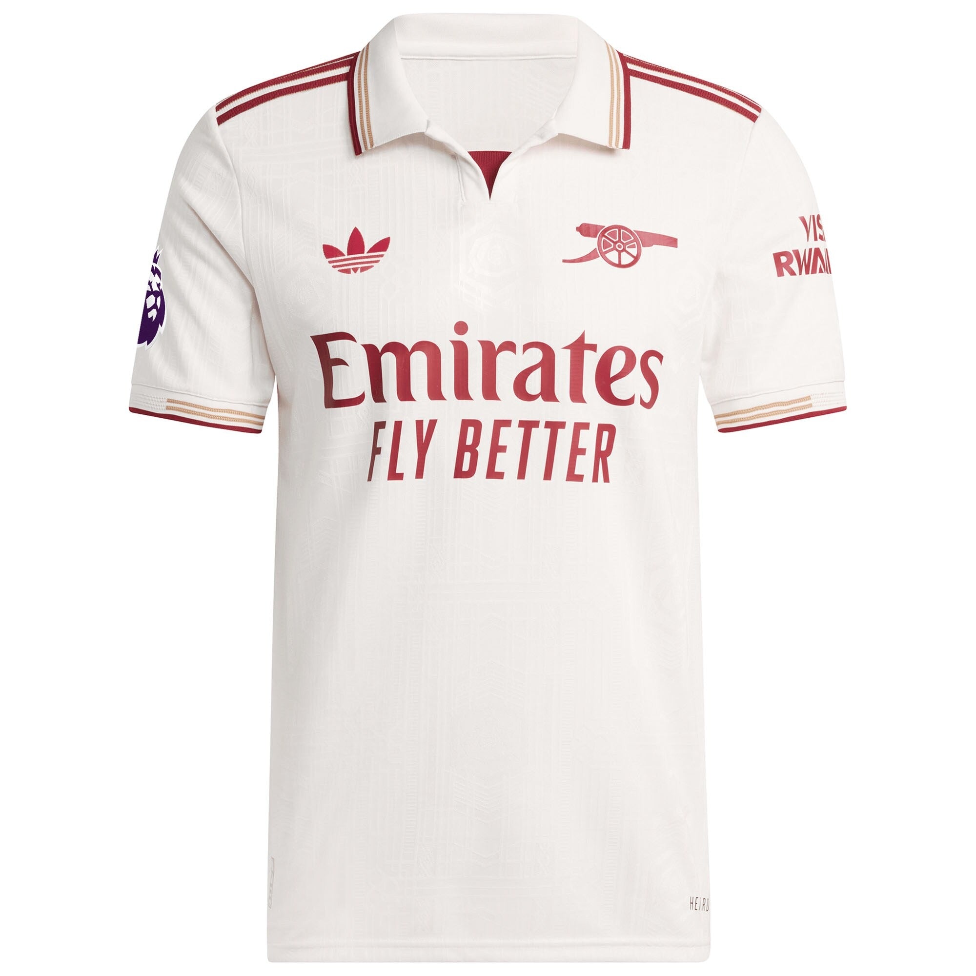 Declan Rice Arsenal adidas 2025/26 Third Player Jersey - White