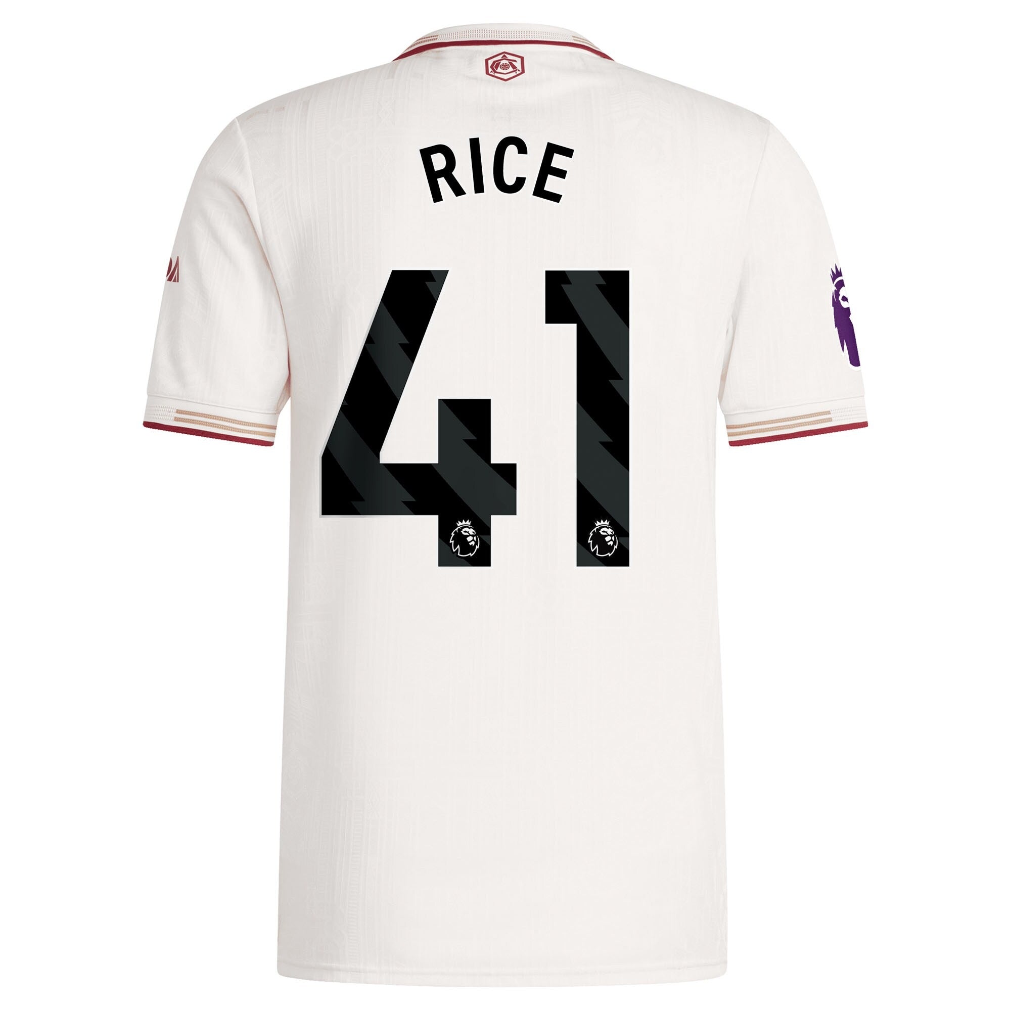 Declan Rice Arsenal adidas 2025/26 Third Player Jersey - White