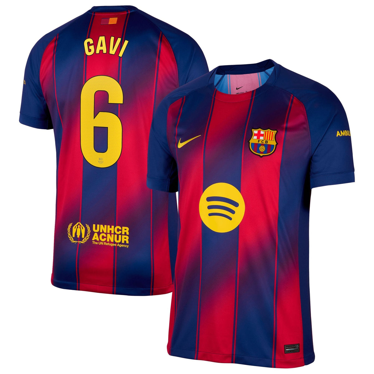 Gavi 6 Barcelona Nike 2025/26 Home Jersey - Navy