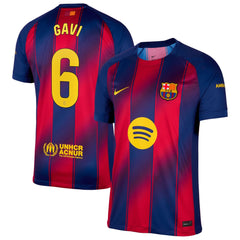 Gavi 6 Barcelona Nike 2025/26 Home Jersey - Navy