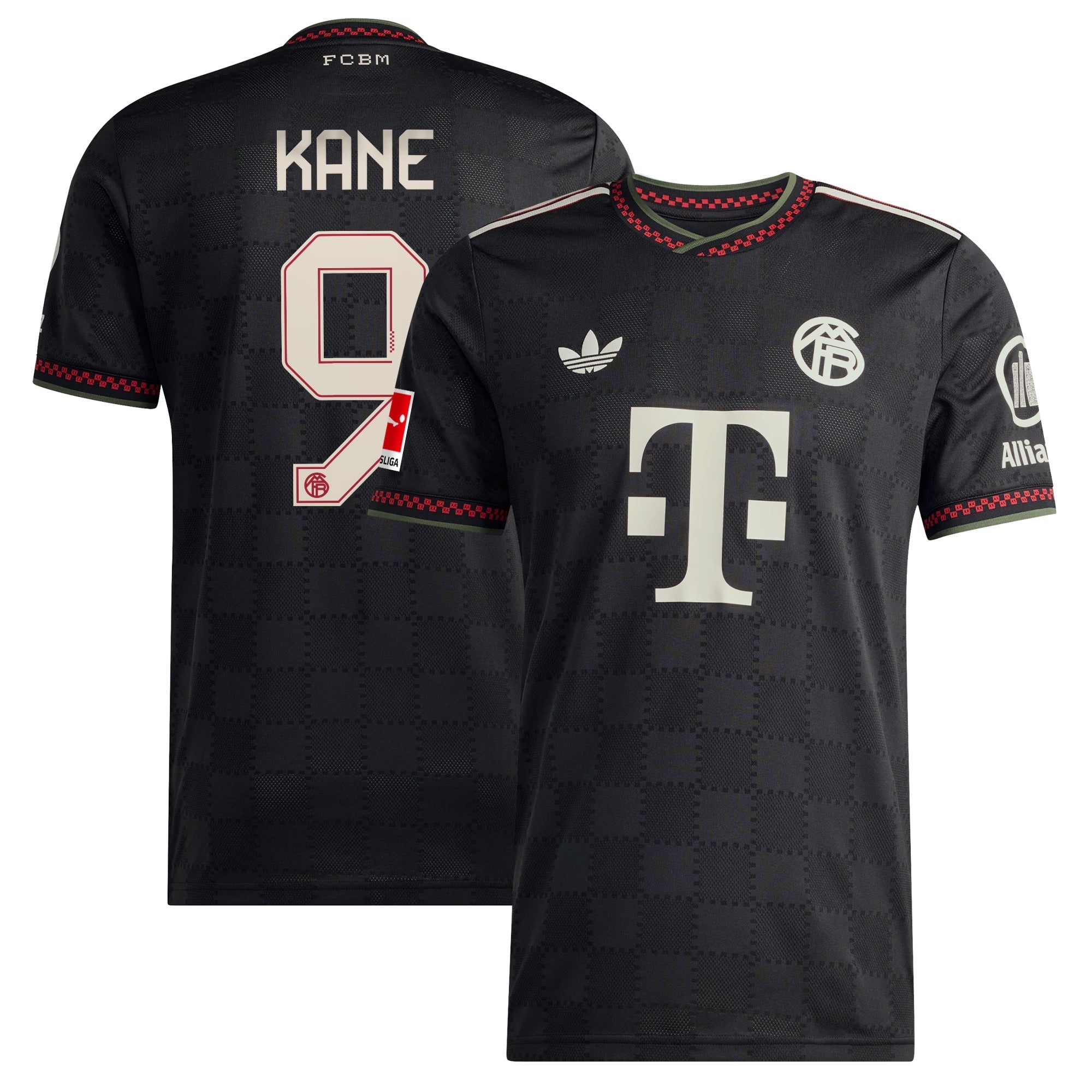 Harry Kane Bayern Munich adidas 2025/26 Third Player Jersey - Black