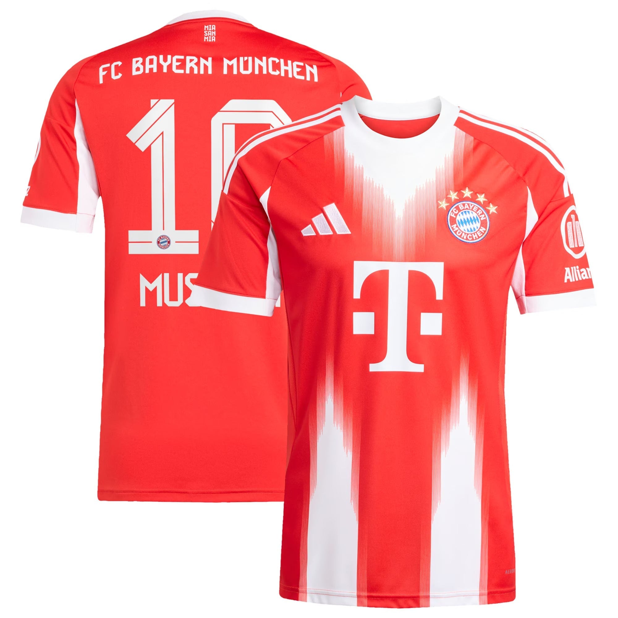 Jamal Musiala Bayern Munich adidas Home 2025/26 Player Jersey - Red