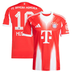 Jamal Musiala Bayern Munich adidas Home 2025/26 Player Jersey - Red