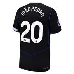 João Pedro Chelsea Nike 2025/26 Third Player Jersey - Black