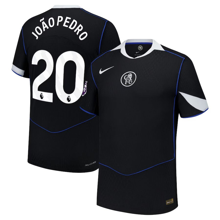 João Pedro Chelsea Nike 2025/26 Third Player Jersey - Black