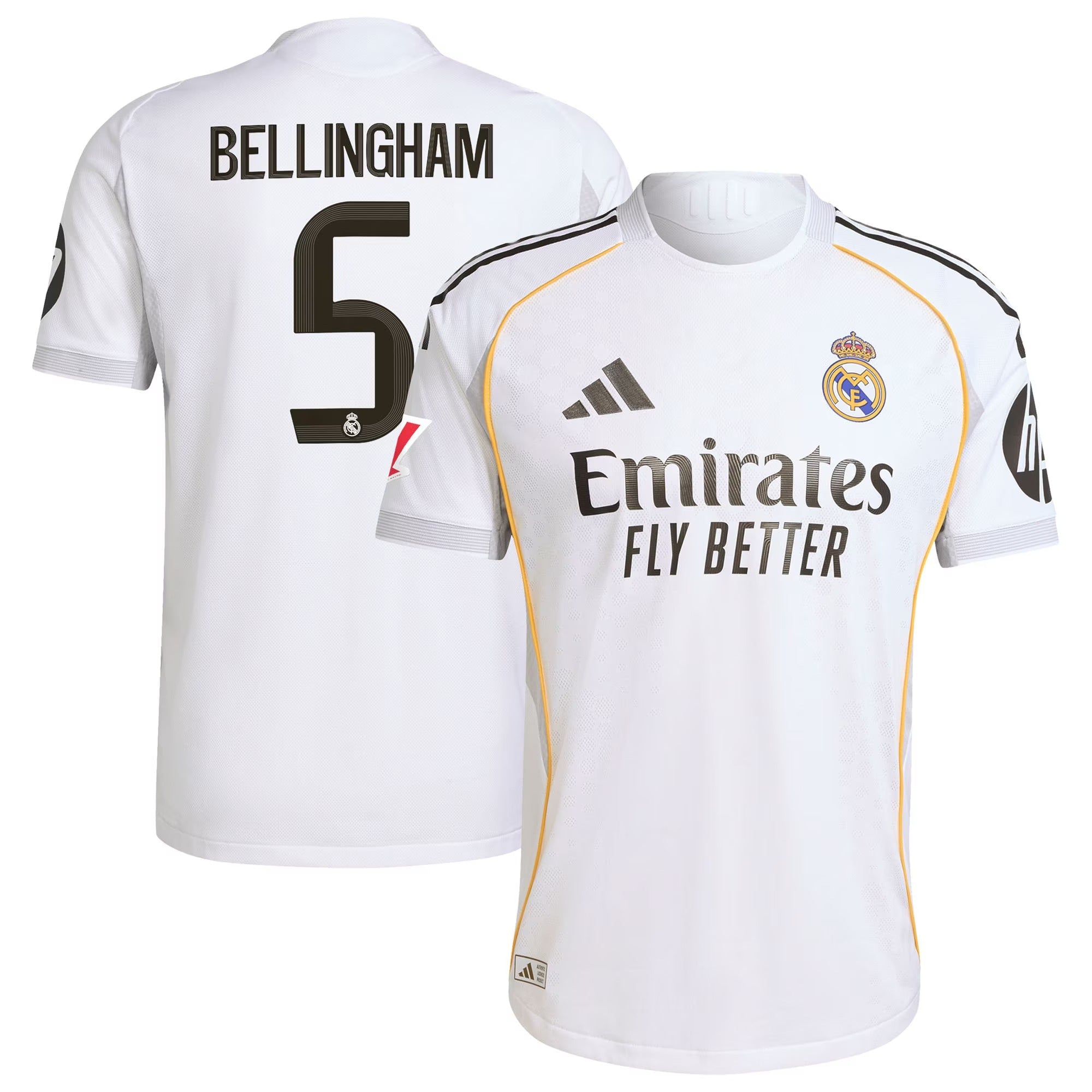 Jude Bellingham Real Madrid adidas 2025/26 Home Jersey - White