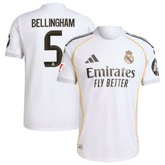 Jude Bellingham Real Madrid adidas 2025/26 Home Jersey - White