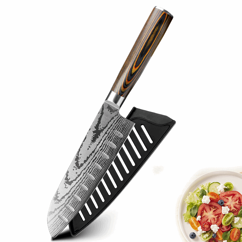 Kitchen Knives Set Chef Japanese 7CR17 440C High Carbon Stainless Steel