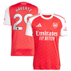 Kai Havertz Arsenal adidas 2025/26 Home Player Jersey - Red