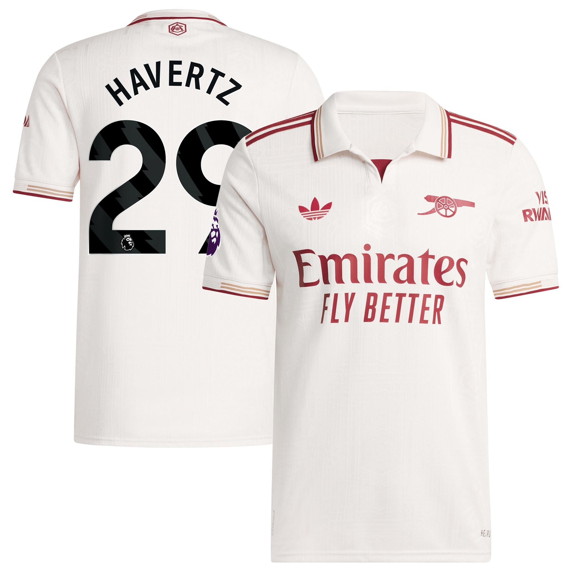 Kai Havertz Arsenal adidas 2025/26 Third Player Jersey - White