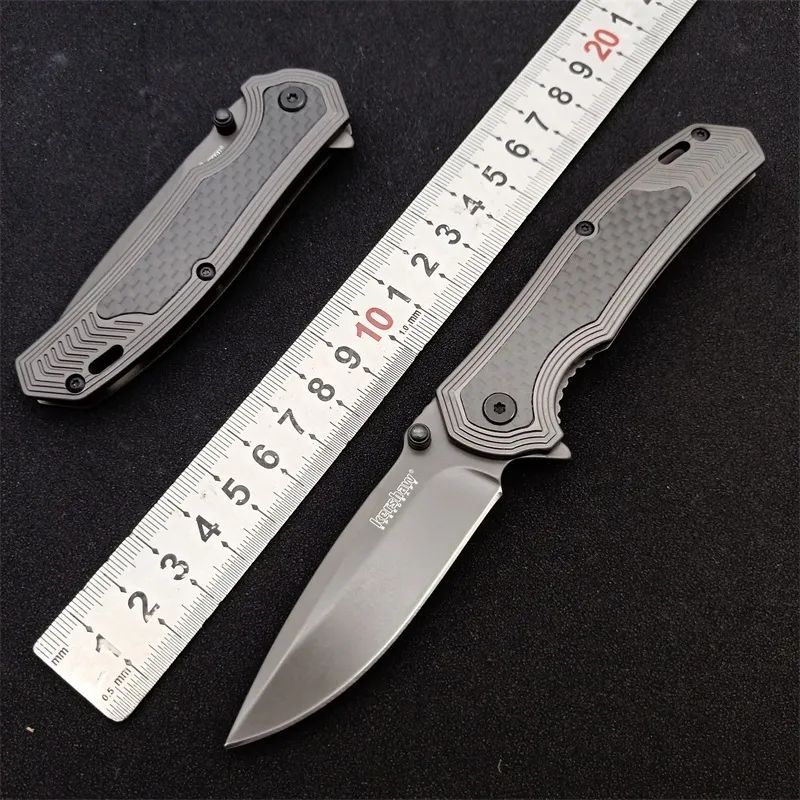 Kershaw 8310 Camping Hunting Pocket Knife Gray