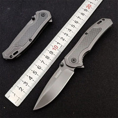 Kershaw 8310 Camping Hunting Pocket Knife Gray