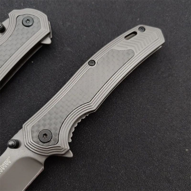 Kershaw 8310 Camping Hunting Pocket Knife Gray