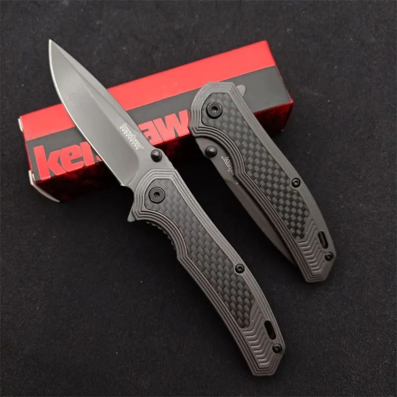 Kershaw 8310 Camping Hunting Pocket Knife Gray