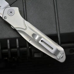 knivescollection™ bm9400bk osborne folding utility knife – gb-d2 blade, titanium handle