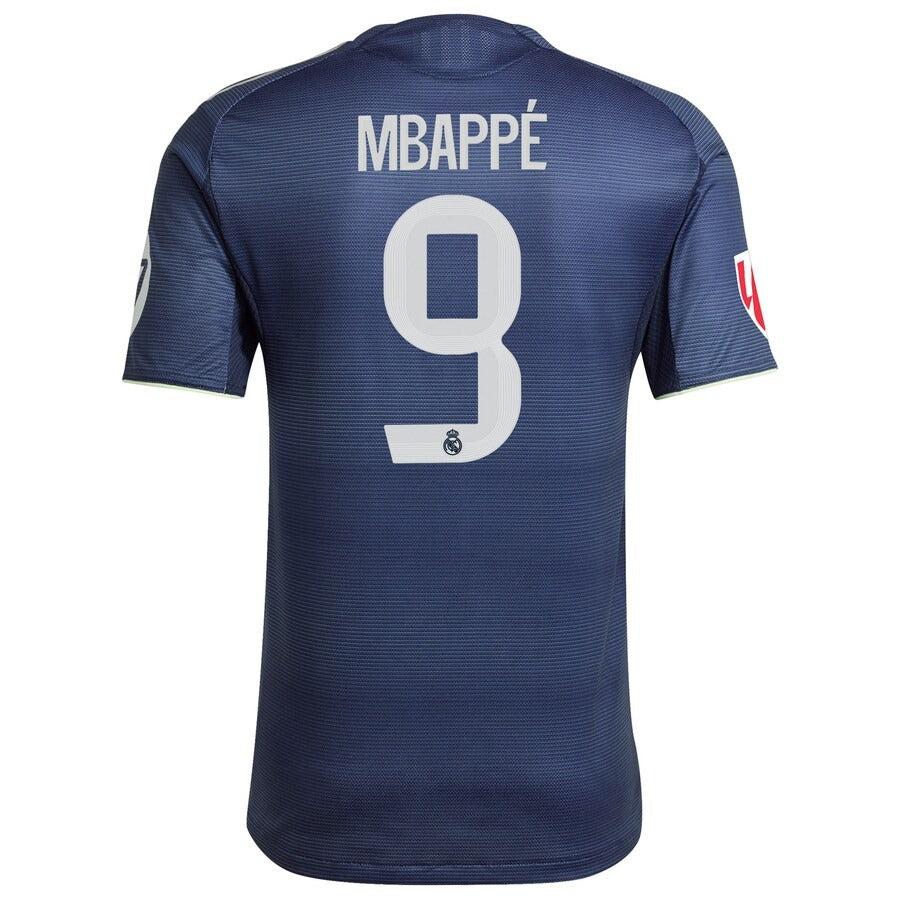 Kylian Mbappé Real Madrid adidas 2025/26 Away Player Jersey - Blue