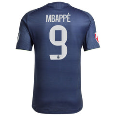 Kylian Mbappé Real Madrid adidas 2025/26 Away Player Jersey - Blue