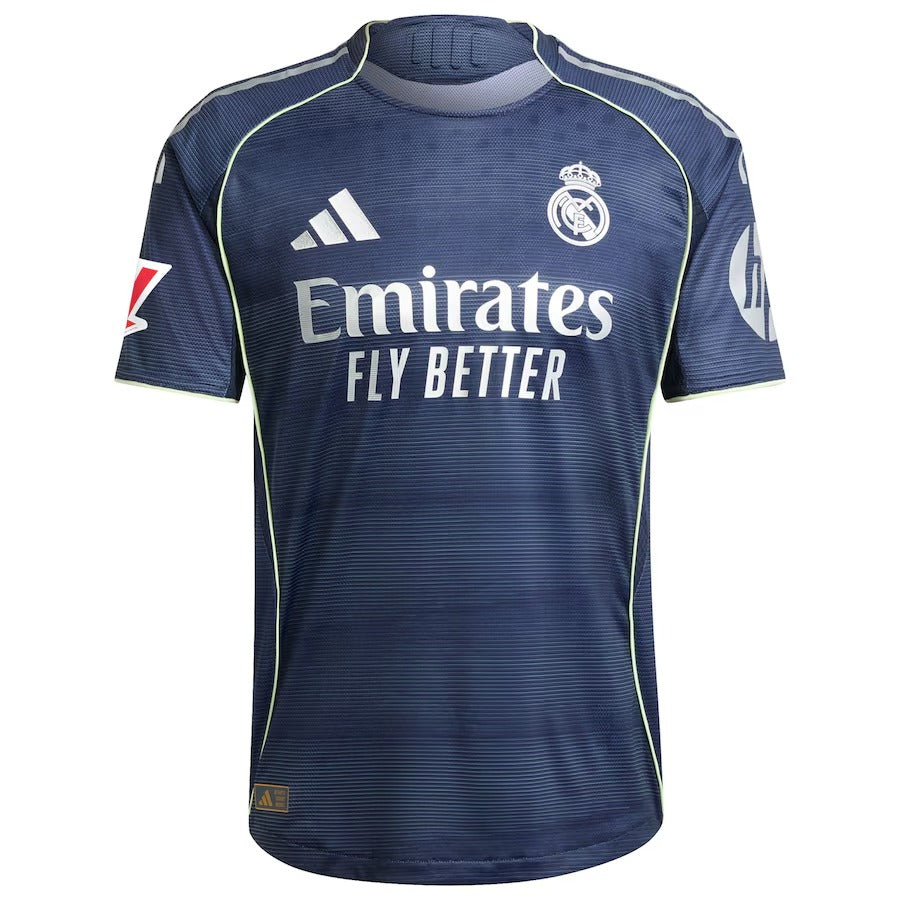 Kylian Mbappé Real Madrid adidas 2025/26 Away Player Jersey - Blue