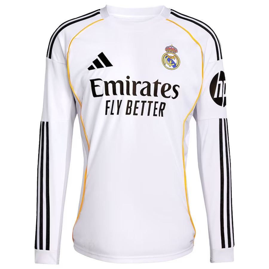 Kylian Mbappé Real Madrid adidas 2025/26 Home Player Jersey - White