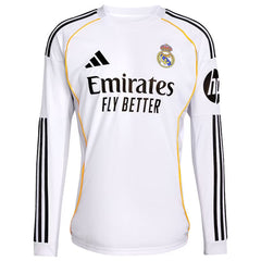 Kylian Mbappé Real Madrid adidas 2025/26 Home Player Jersey - White
