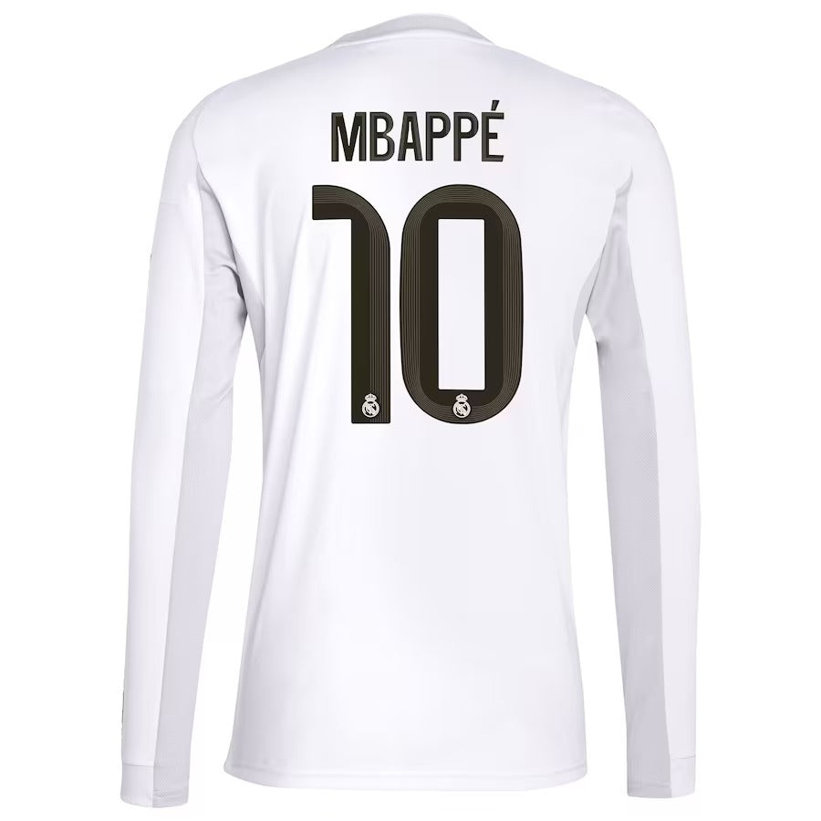 Kylian Mbappé Real Madrid adidas 2025/26 Home Player Jersey - White