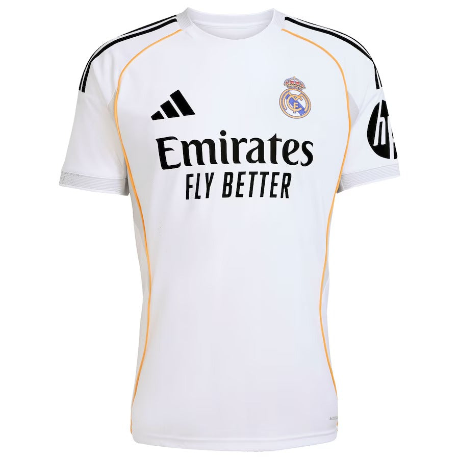 Kylian Mbappé Real Madrid adidas 2025/26 Home Player Jersey - White