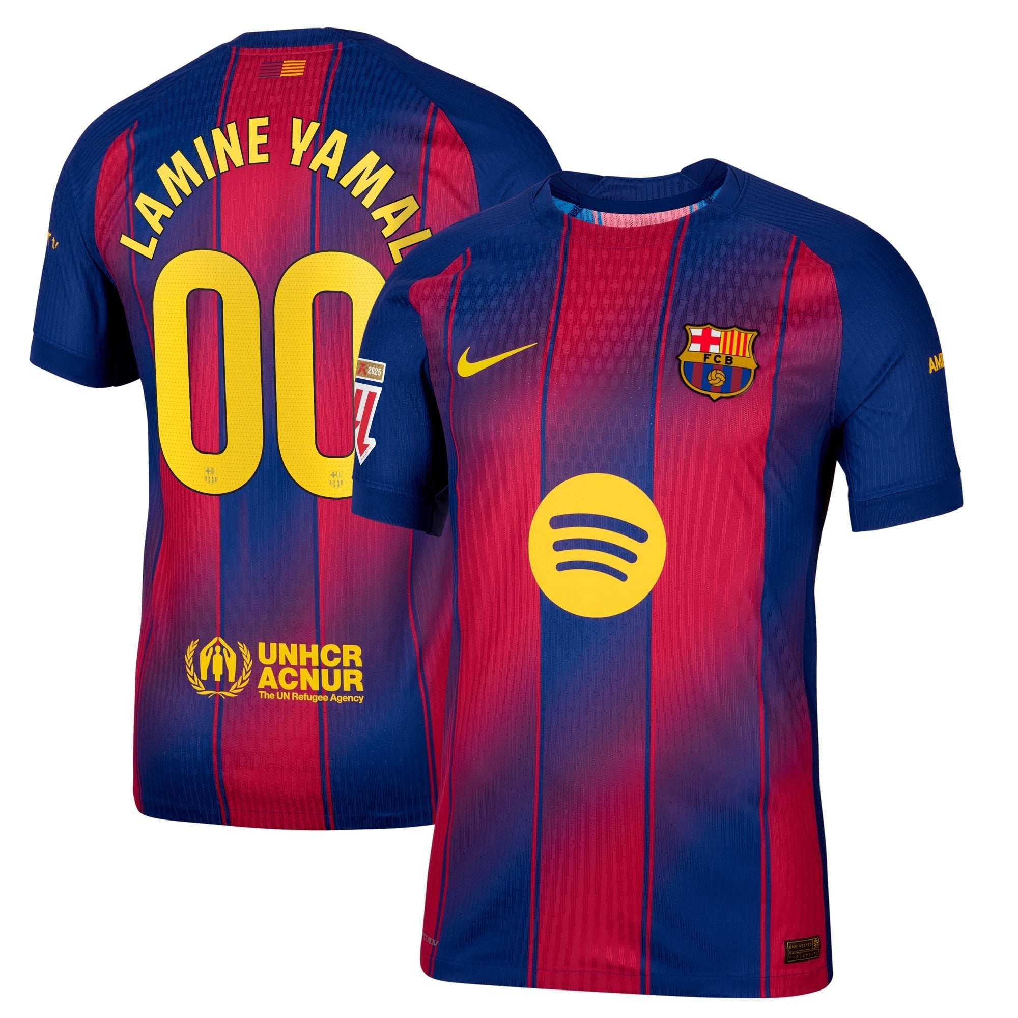 Lamine Yamal Barcelona Nike 2025/26 Home Player Jersey - Blue
