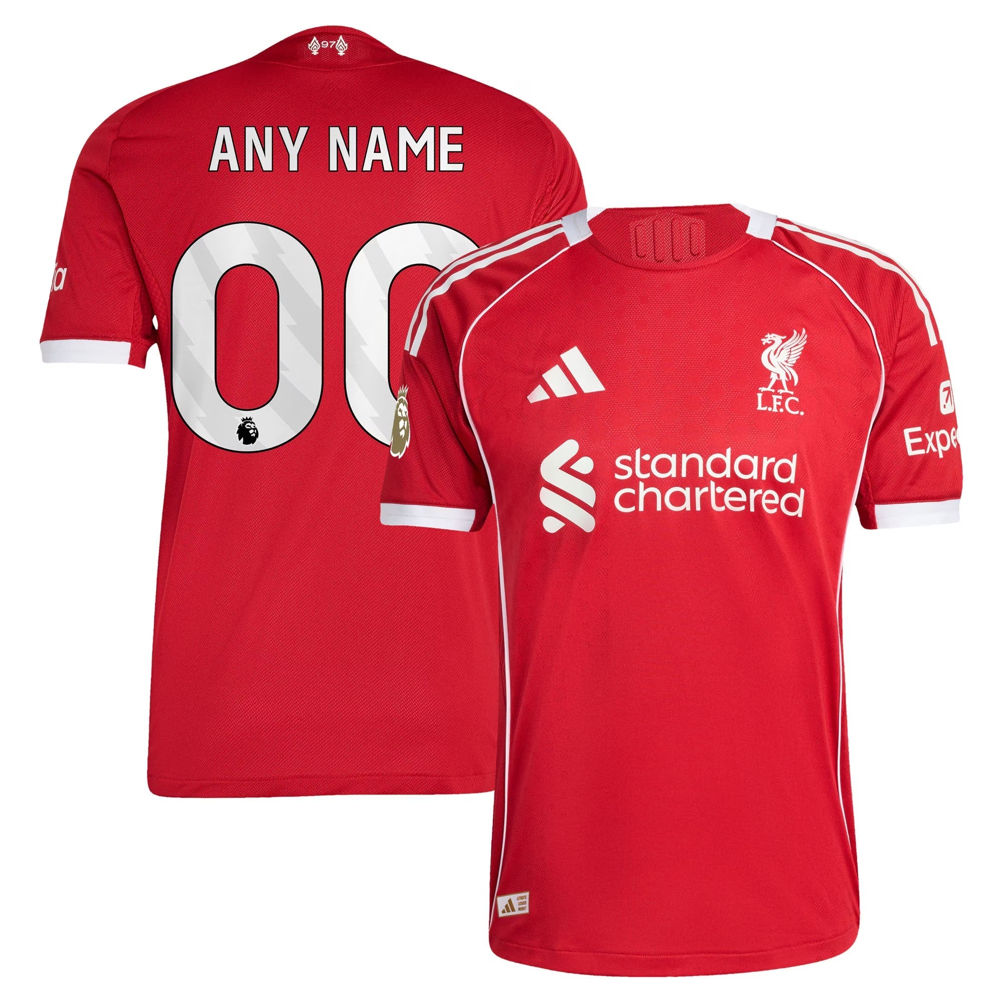 Liverpool 2025/26 Home Custom Jersey - Red