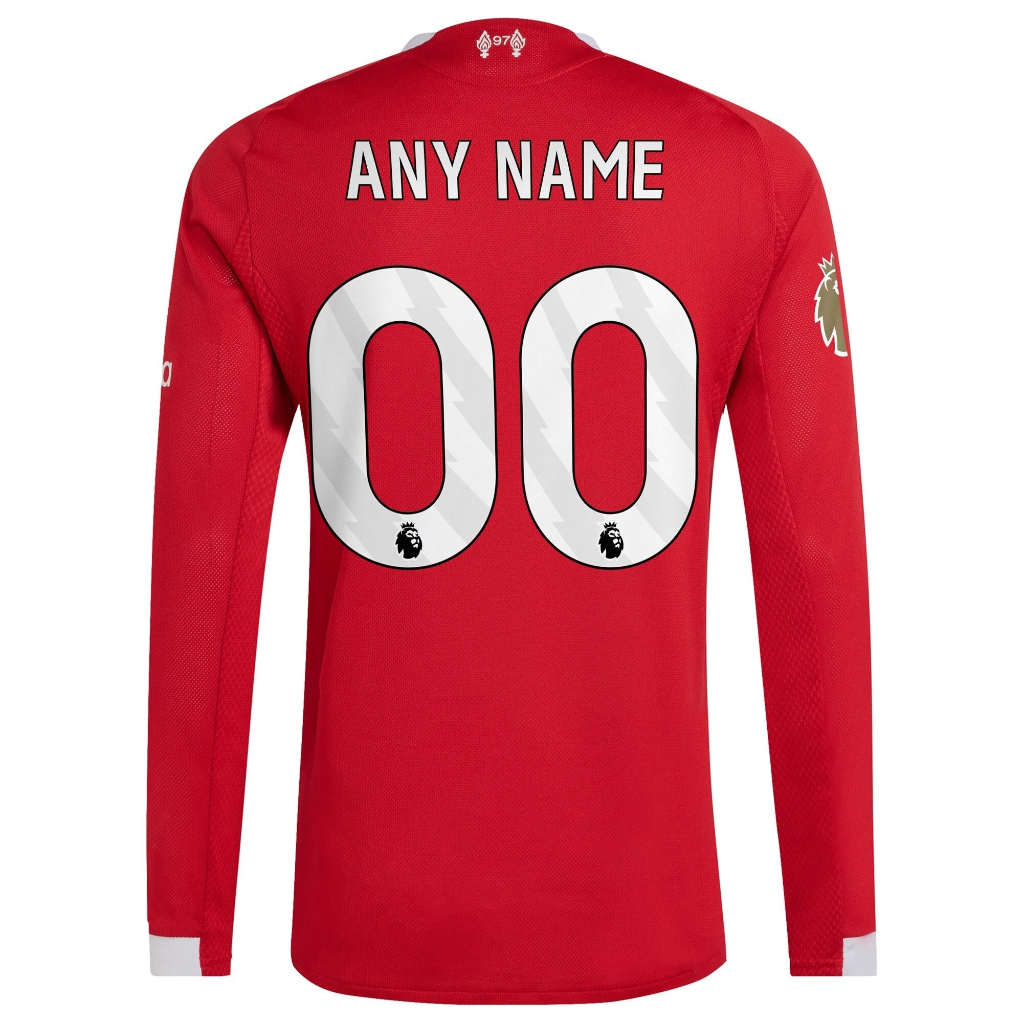 Liverpool 2025/26 Home Custom Long Sleeve Jersey - Red