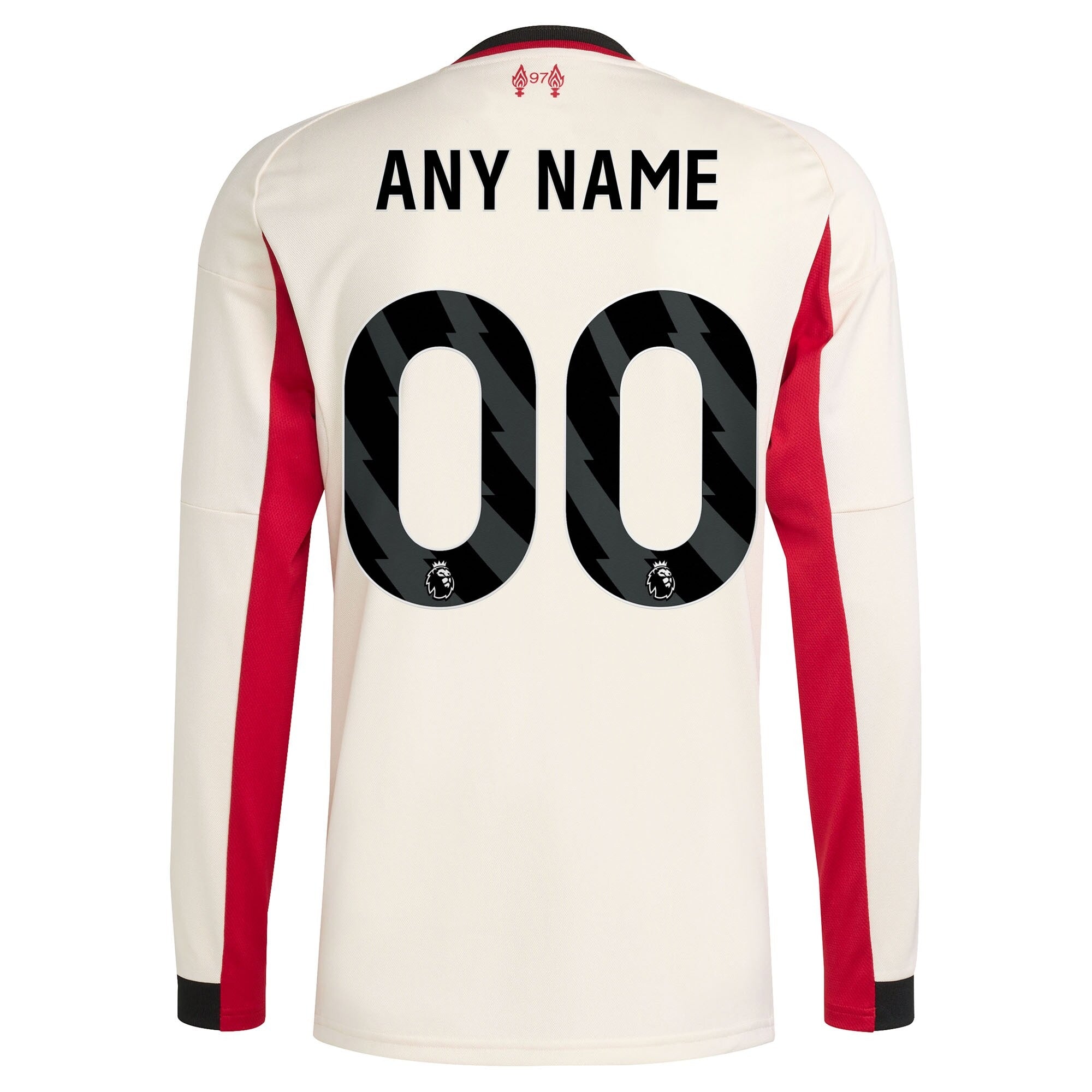 Liverpool adidas 2025/26 Away Long Sleeve Custom Jersey - White