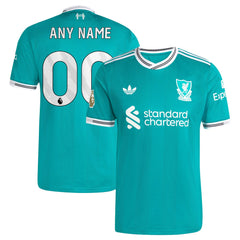 Liverpool adidas 2025/26 Third Customized Jersey - Green