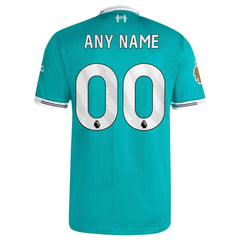 Liverpool adidas 2025/26 Third Customized Jersey - Green