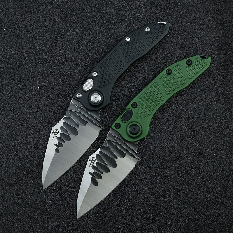 MT stitch folding M390 camping hunting knife