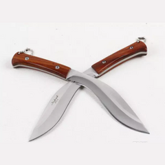Machete Knife Wood Handle For Hunting