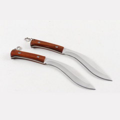 Machete Knife Wood Handle For Hunting