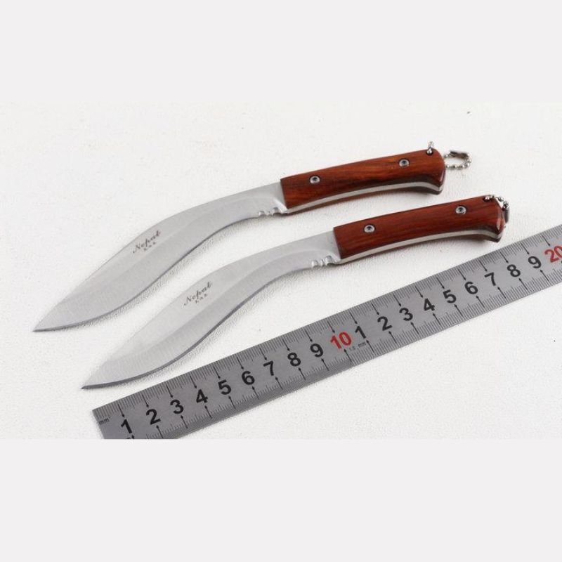 Machete Knife Wood Handle For Hunting