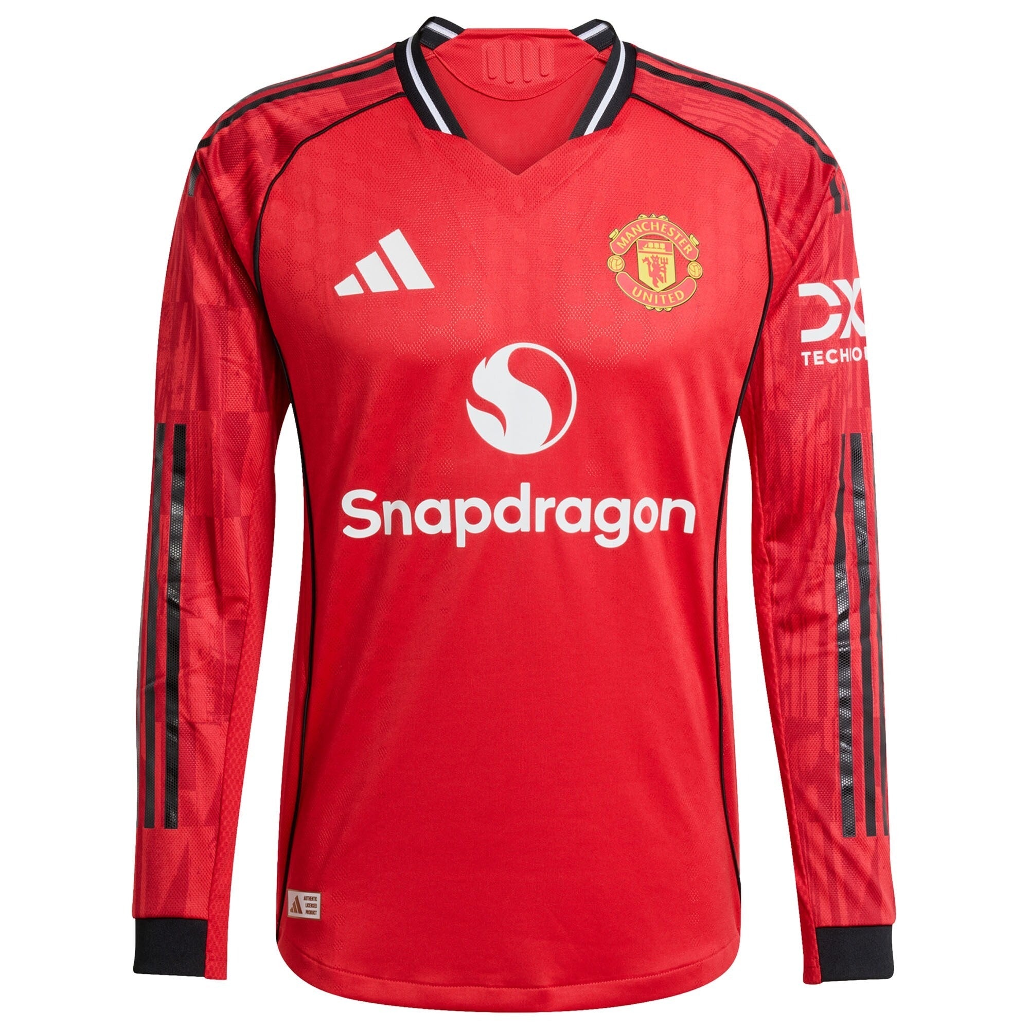 Manchester United adidas WSL Home Shirt 2025-26 - Long sleeve with Cristiano Ronaldo 7 printing Jersey