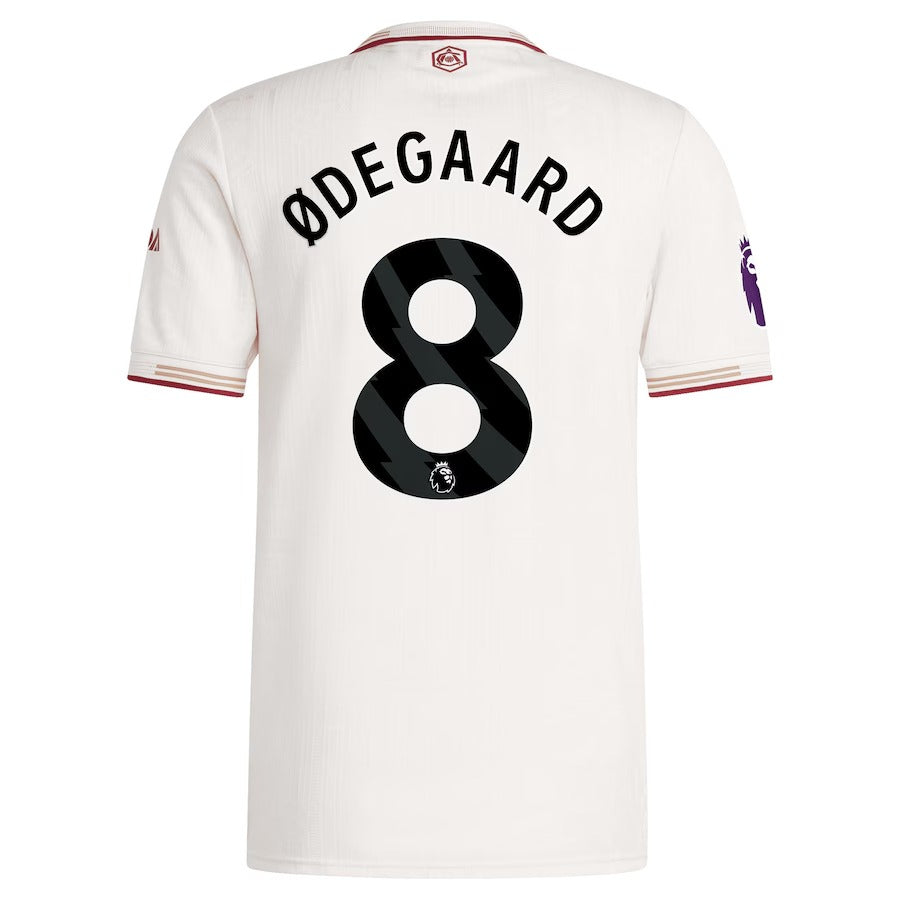 Martin Ødegaard Arsenal adidas 2025/26 Third Player Jersey - White